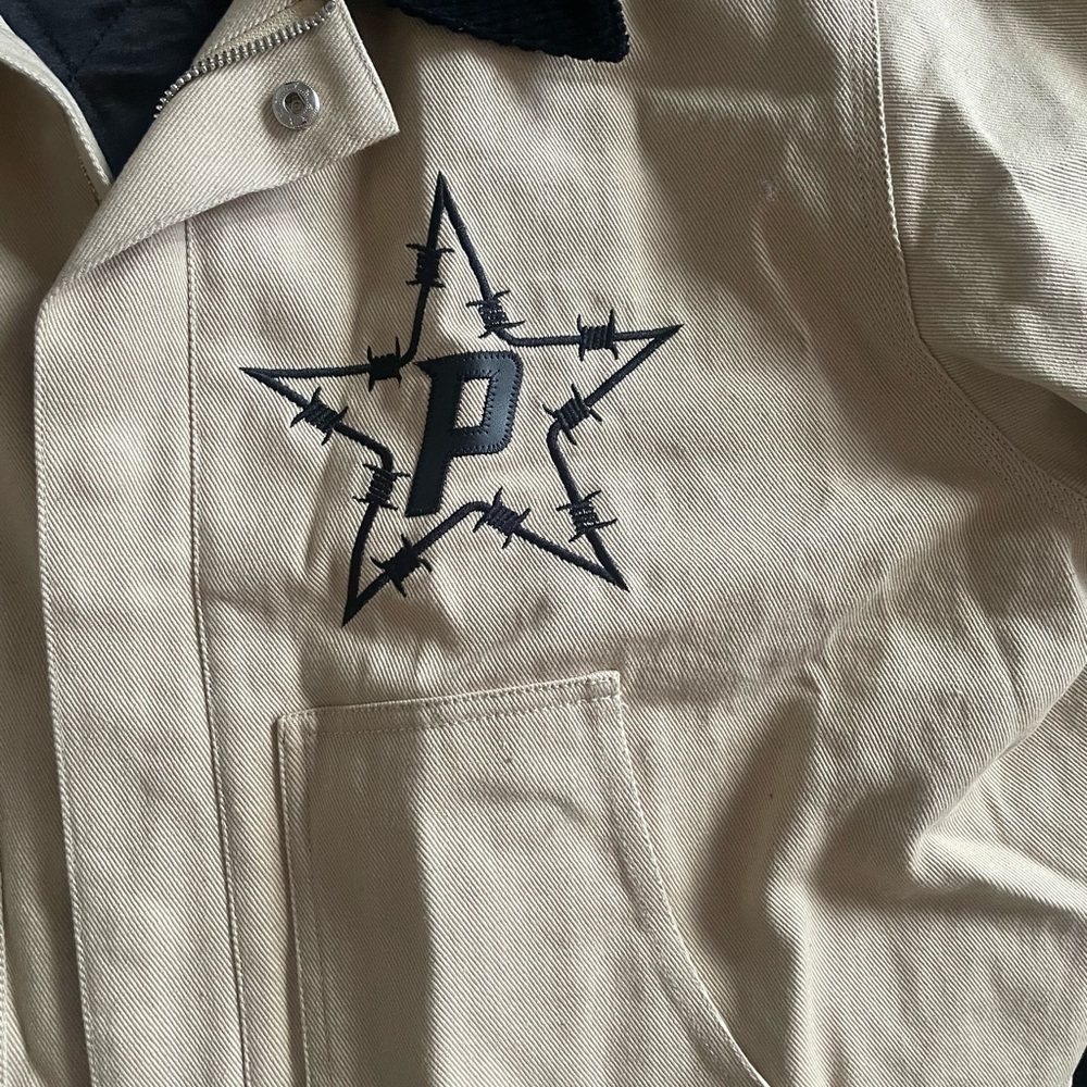 Pythia corduroy collar worker jacket NWOT